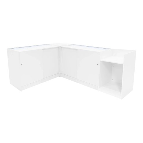 Theia LED Shop Counter Set K1200, C1200, TB60 & LM60 - White
