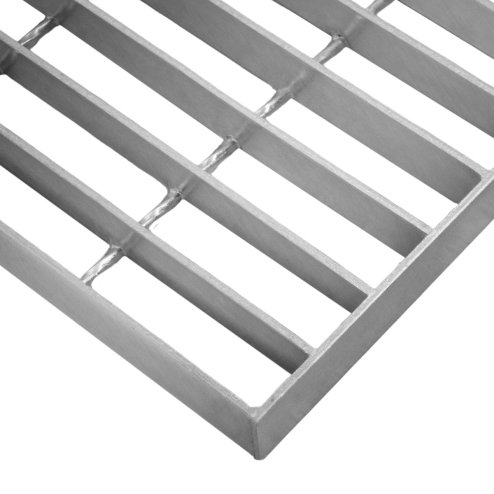 Galvanised Grating Floor Forge Walkway Mesh Floor Panel Grid Drainage Gutter Vent Heavy Duty Weatherproof Steel Zinc Coated 700mm x 700mm x 30mm 4mm Metal Thickness 490kg Load Capacity