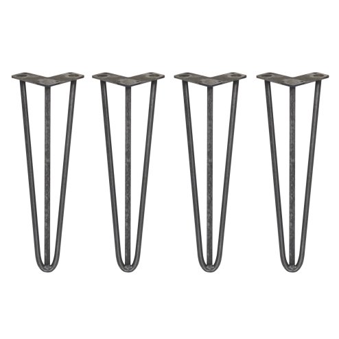 4 x Hairpin Legs / Hair Pin Legs Set SkiSki Legs Furniture Desk Bench Chair Table 16
