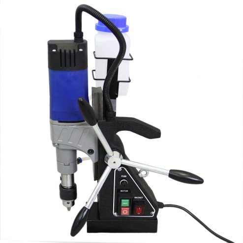 Industrial Steel Magnetic Drill Press Machine 230V 35mm Diameter Drilling Annular Cutter Railways Ship Building Bridge Engineering Electric Power Construction