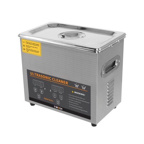 Digital Ultrasonic Cleaner 3L Professional Commercial Stainless Steel Ultra Sonic Bath Cleaning Tank Machine 1-30 Minute Timer 0-80C Heater 120W 240V 40kHZ Jewellery Metal Parts FREE Wire Mesh Basket