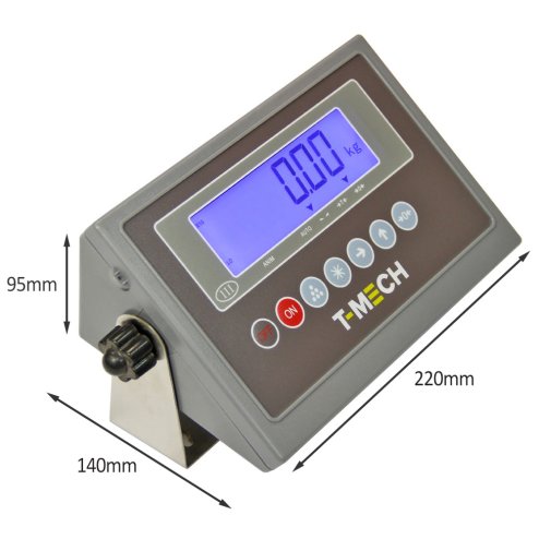 Pallet Scales Industrial Heavy Duty Weighing Scale LCD Display Weigh Measurement 120cm x 120cm