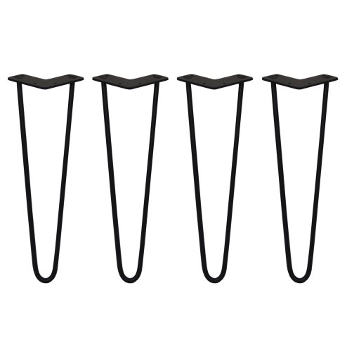 4 x Hairpin Legs / Hair Pin Legs Set SkiSki Legs Furniture Desk Bench Chair Table 16