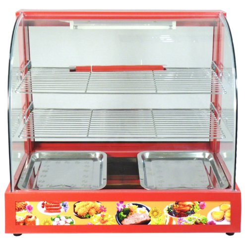 Electric Commercial Large Hot Food Pie Warmer Heated Warm Showcase Cabinet Unit