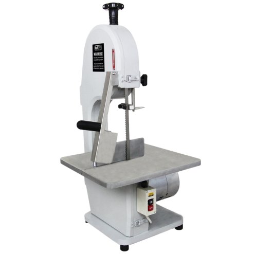 Commercial Bone Saw Bandsaw Butchers Meat Cutting Slicer Frozen Pork Fish Ribs Cut Restaurant Blades Electric Machine