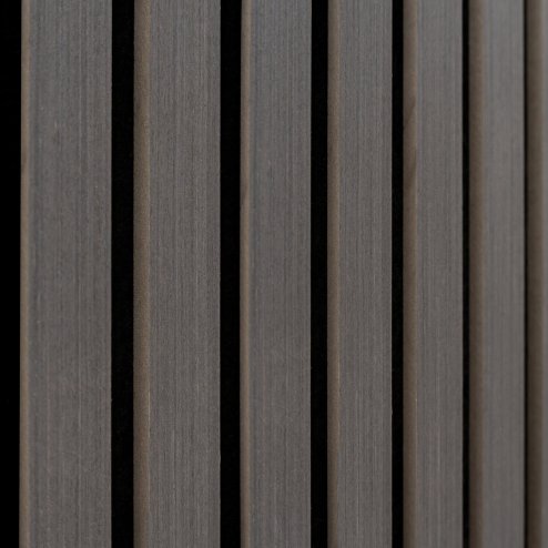 Acoustic Slat Wall Panels x 2 – Anthracite Grey
