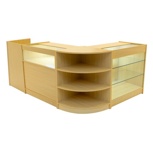 Hyperion LED Shop Counter Set K900, B900, TB60 & LM60 - Maple