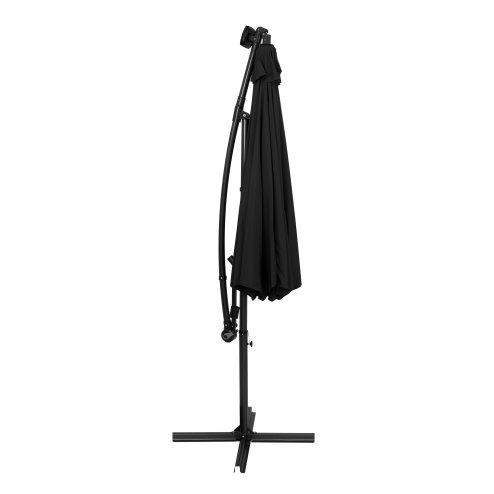 LED Cantilever Parasol 3m - Black