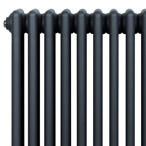 Traditional 4 Column Radiator - 300 x 1370mm - Anthracite