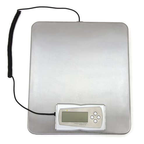 T-Mech Digital Letter & Parcel Postal Weighing Scales, Stainless Steel, 41cm x 36cm