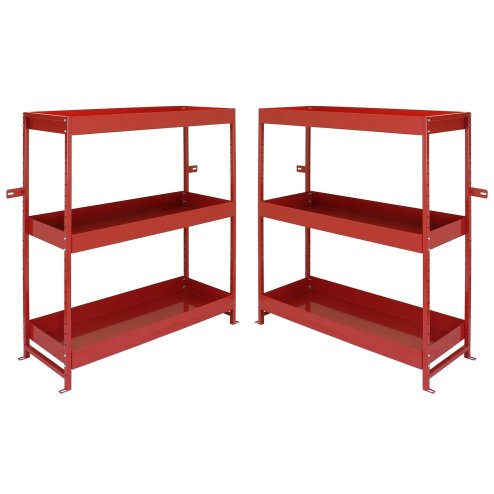 Monster Racking Volcano Van Racks Metal Shelves Shelving Tool Storage Unit Duo, 116.5cm x 115cm x 34.8cm