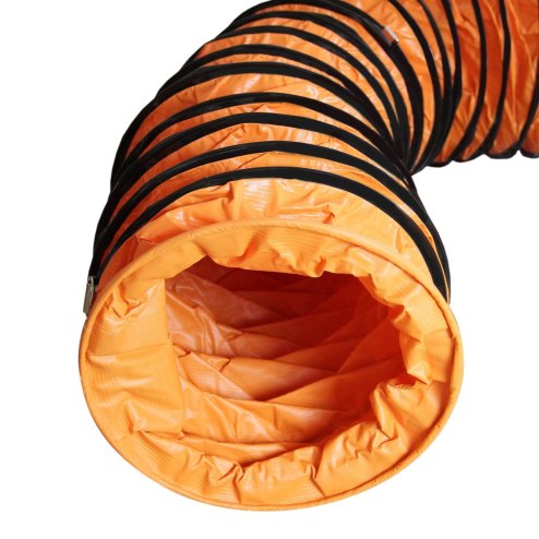 Dust Extractor Ventilation Fan 300mm Portable 12m Duct Hose Workshop Fume Air Blower Industrial PVC Ducting Ventilator