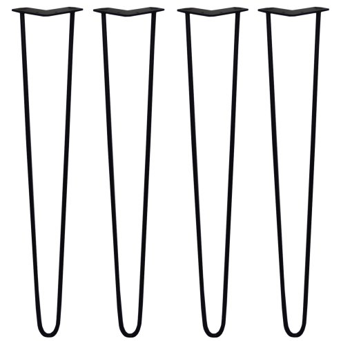 4 x Hairpin Legs / Hair Pin Legs Set SkiSki Legs Furniture Desk Bench Chair Table 28