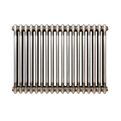 Traditional 3 Column Radiator - 600 x 830mm - Raw Metal
