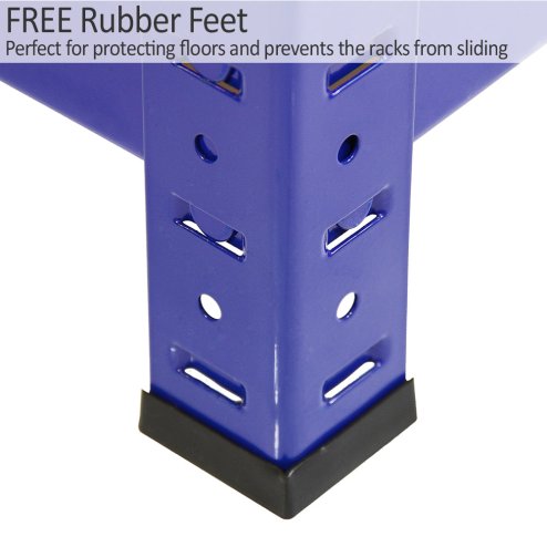 10 x Monster Racking 90cm Blue Garage / Utility / Shed Storage Racks Bays / Warehouse Shelving includes FREE rubber mallet