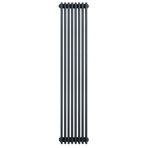 Traditional 4 Column Radiator - 1800 x 380mm - Anthracite Grey
