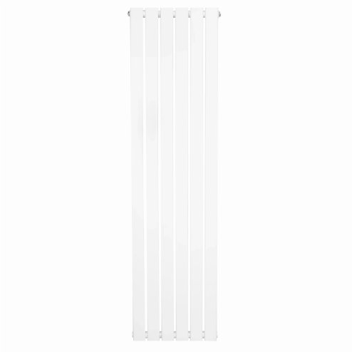 Flat Single Column Radiator - 1600 x 420mm - White