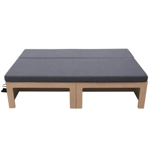 Sliding Camper Sofa Bed & Cushions Pull Out Bench Vivaro Movano Sprinter VW T4 T5 T6 Transit DIY Van Conversion Under Seat Storage Storage Nets Cup Holder 8cm Thick Mattress Washable Covers Fixing Kit