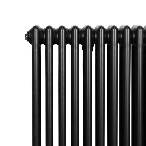 Traditional 4 Column Radiator - 600 x 1010mm - Black