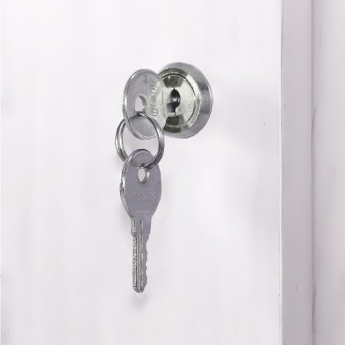 MonsterShop Capricorn Shop Counter Cabinets & Retail Display Glass Showcase Set, Brilliant White Melamine MDF