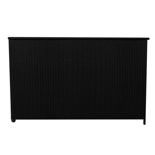 Rattan Cushion Storage Box 996L - Black