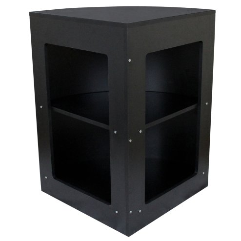 Retail Shop Corner Counter CM60 - Black