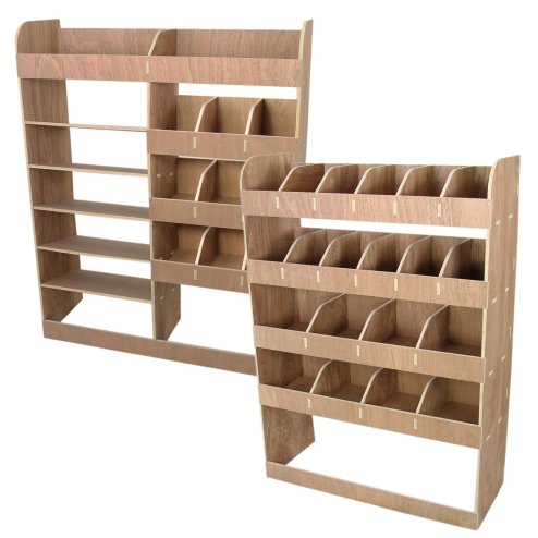 Vauxhall Vivaro SWB Plywood Van Racking Storage Utility Rack Unit Equipment Ply Shelving Tools / 12 x FREE L-Shaped Brackets