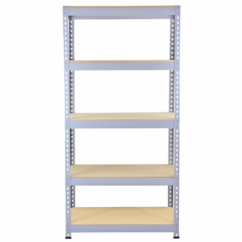 3 Racking Bays 90cm Garage Shelving Storage Warehouse Shelves Unit Steel 5 Tier