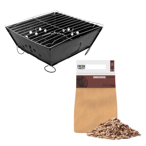 Portable BBQ with Hickory Wood Chips