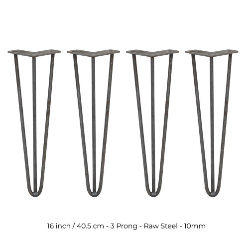 4 x Hairpin Legs / Hair Pin Legs Set SkiSki Legs Furniture Desk Bench Chair Table 16