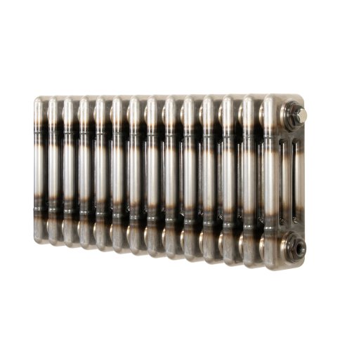 Traditional 3 Column Radiator - 300 x 650mm - Raw Metal