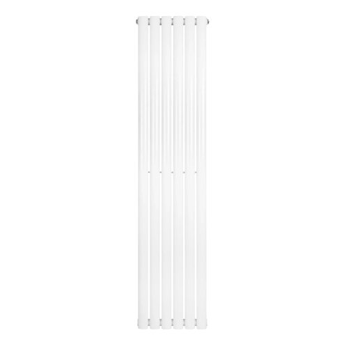 Oval Single Column Radiator - 1600 x 360mm - White