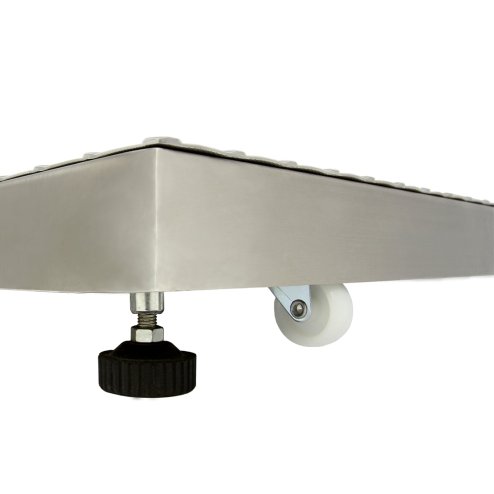 T-Mech Industrial Floor Platform Weighing Scales, 90cm x 60cm, Stainless Steel