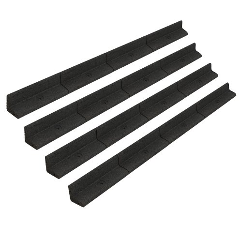 Flexible Lawn Edging 4 x 1.2m - Black