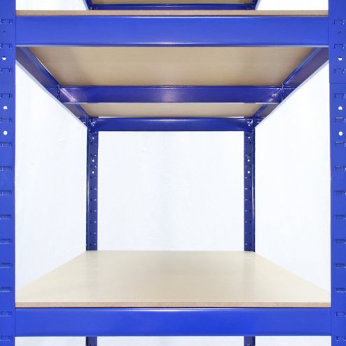 T-Rax Pack of 9 Garage Shelving Unit Extra Wide - 5 Tier Heavy Duty Rack for Storage Steel Utility Shelves | Metal & MDF Boltless Racking Assembly System | 280KG Per Shelf + FREE Rubber Mallet