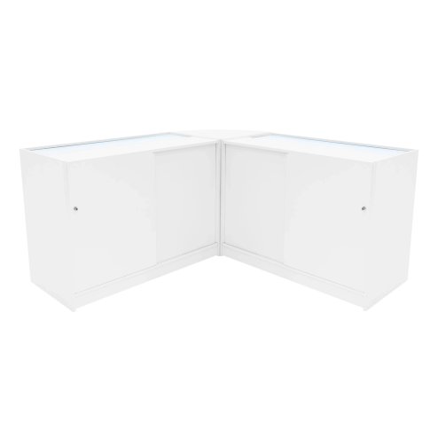 Hera LED Shop Counter Set K1200, C1200 & CM60 - White