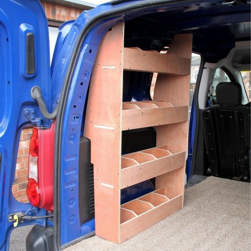 Monster Racking Peugeot Partner SWB Van Rack Shelving Storage Unit, 67.5cm x 116cm x 28.5cm, Plywood