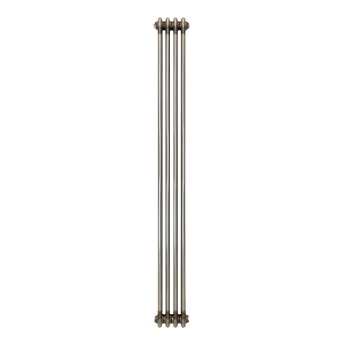 Traditional 3 Column Radiator - 1800 x 200mm - Raw Metal