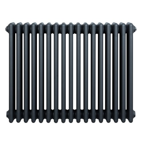 Traditional 4 Column Radiator - 600 x 785mm - Anthracite Grey