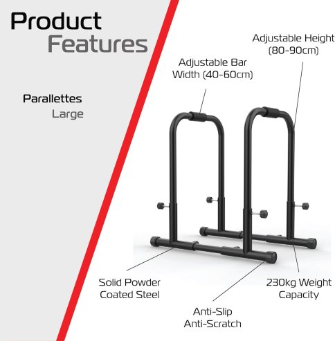 Parallettes Push Up Handles Large