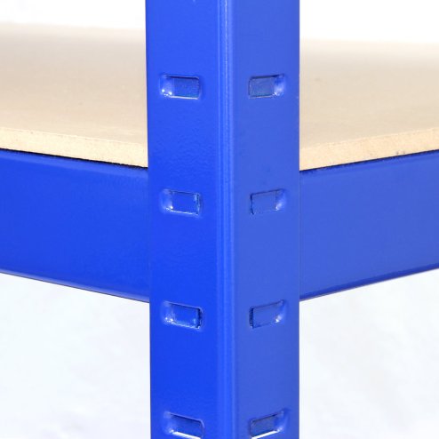 T-Rax Pack of 9 Garage Shelving Unit Extra Wide - 5 Tier Heavy Duty Rack for Storage Steel Utility Shelves | Metal & MDF Boltless Racking Assembly System | 280KG Per Shelf + FREE Rubber Mallet