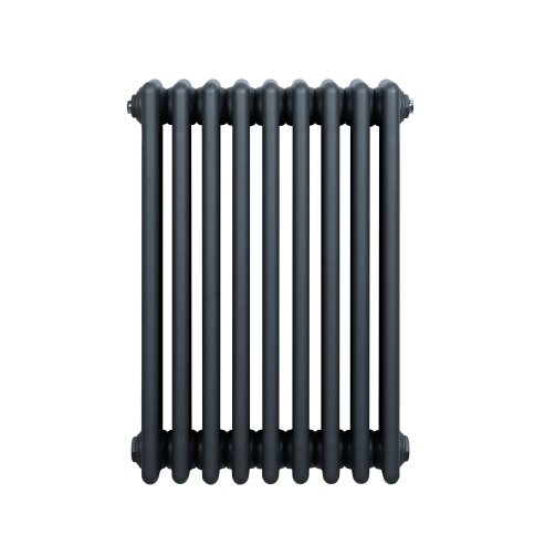 Traditional 4 Column Radiator - 600 x 425mm - Anthracite Grey