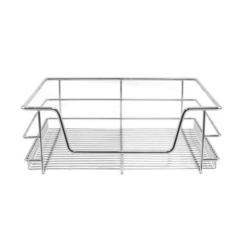 KuKoo 6 x Kitchen Pull Out Soft Close Baskets, 500mm Wide Cabinet, Slide Out Wire Storage Drawers