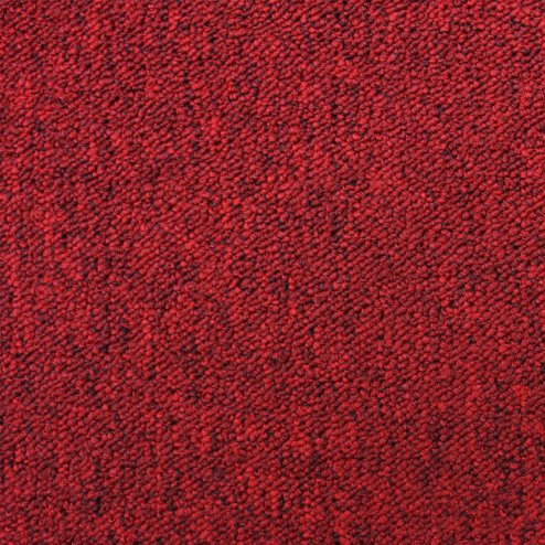 Carpet Tiles 40 x Sand & Scarlet Red 10 Metres Squared Heavy-Duty Commercial Hard Wearing Flooring Domestic Premium Office Home 50cm x 50cm MonsterShop