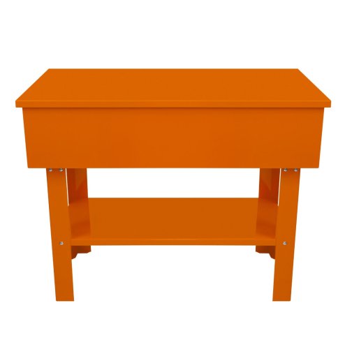 Parts washer 180L 40 Gallon Tank Free Standing Mechanic Garage Workshop Coated Steel Removable Shelf Small Components Container Fusible Link Lid 2.7 - 3.6 L/min Pump Output 24 Gallon Solvent Capacity