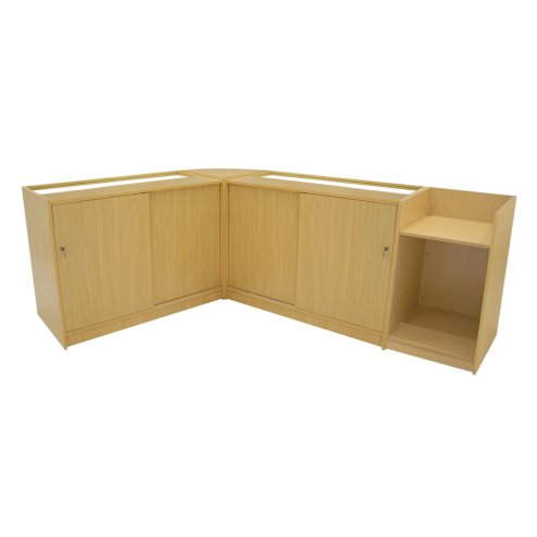 Polaris LED Shop Counter Set K1200, B1200, TB60 & CM60 - Maple