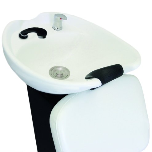 Salon Chair Backwash Unit Hairdressing Barber Tilting Sink Shampoo Back Hair Washing Hairdresser Wash White
