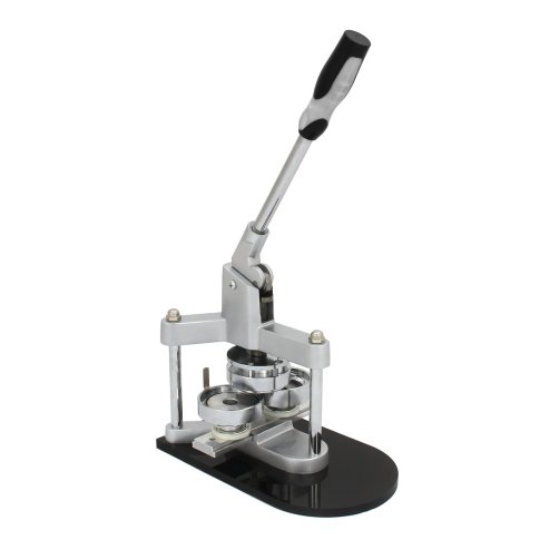PixMax Badge Maker Press Machine & Cutter for Personalised Badges, 37mm, Steel, 260 Components