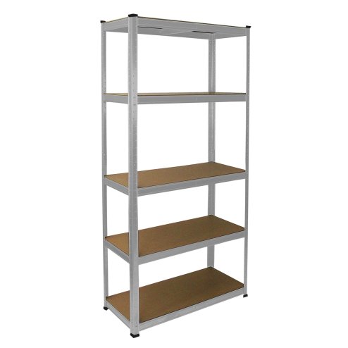 Monster Racking E-rax Shelving cabinet - 90x40x180 cm - Silver - 100% boltless - Load capacity: 200 kg per shelf - metal storage rack