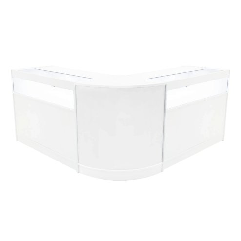 Iris LED Shop Counter Set CM60 & 2 x B1200 - White